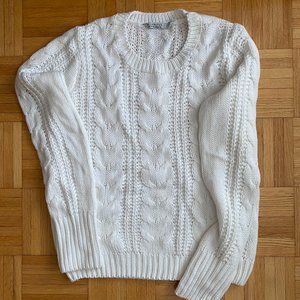 Bluenotes Women's Sweater - White, Size Large